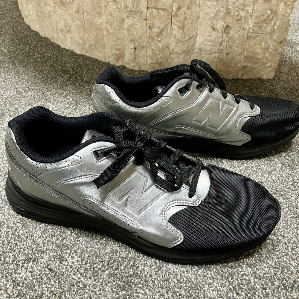Men's‎ New Balance 1550 Sneakers Shoes Size 13 Black Silver Low